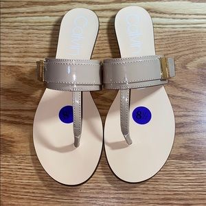 Calvin Klein thong sandal